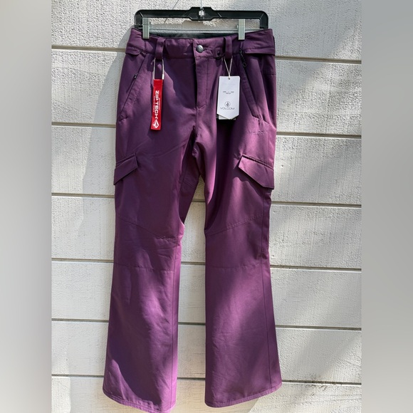 Volcom BlackBerry Insulated Snow Bridger Women’s Pants Size S - Picture 1 of 8